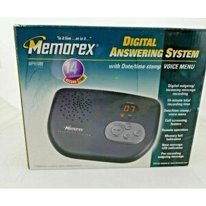 Memorex Digital Answering Machine System MPH1089 Old Stock Collectable